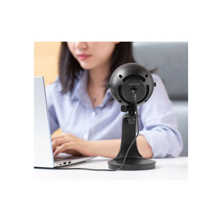 Настолен микрофон BOYA BY-PM300, 3.5mm/USB-C