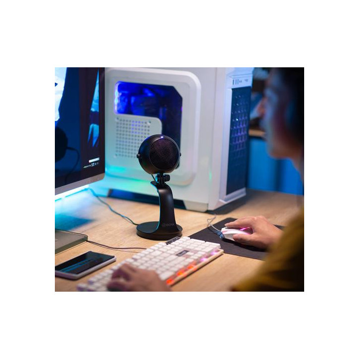 Настолен микрофон BOYA BY-PM300, 3.5mm/USB-C