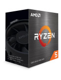 Процесор AMD Ryzen 5 5500, AM4, 6 Cores, 12 Threads, 3.6GHz (Up to 4.2GHz), 19MB Cache, 65W, BOX - 100-100000457BOX