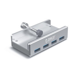 Хъб Orico USB 3.0 HUB Clip Type 4 port,  Aluminum - MH4PU-SV-BP