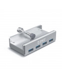 Хъб Orico USB 3.0 HUB Clip Type 4 port,  Aluminum - MH4PU-SV-BP