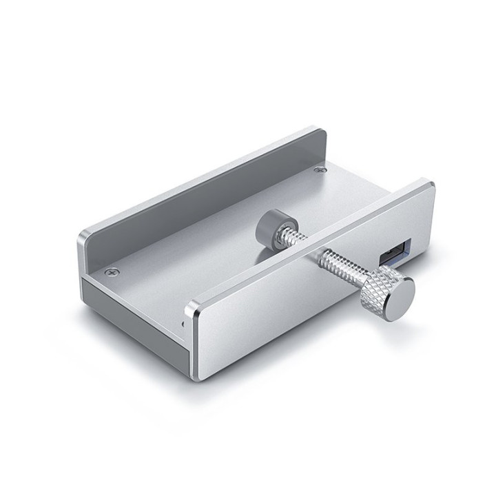 Хъб Orico USB 3.0 HUB Clip Type 4 port,  Aluminum - MH4PU-SV-BP