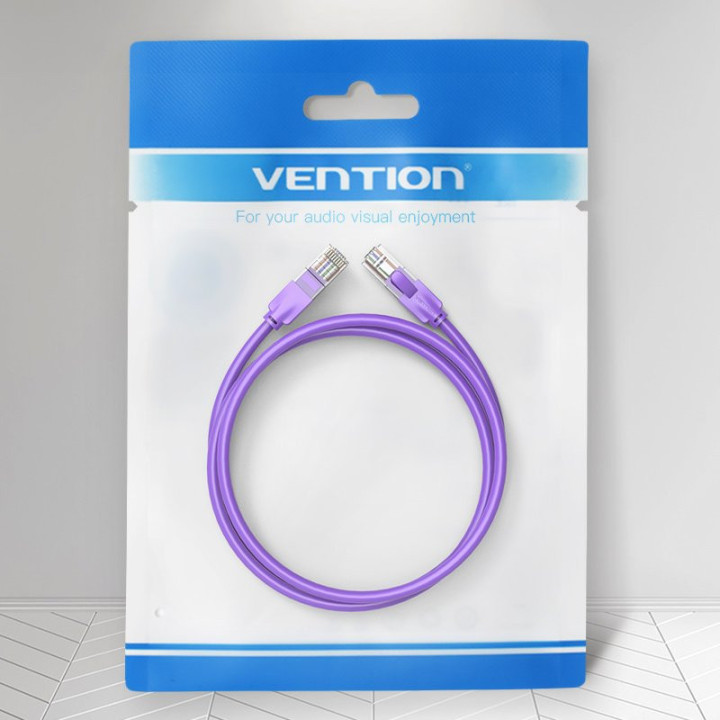 Кабел Vention LAN UTP Cat.6 Patch Cable - 2M Purple - IBEVH