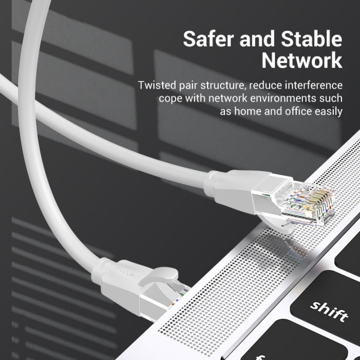 Кабел Vention LAN UTP Cat.6 Patch Cable - 1.5M Gray - IBEHG