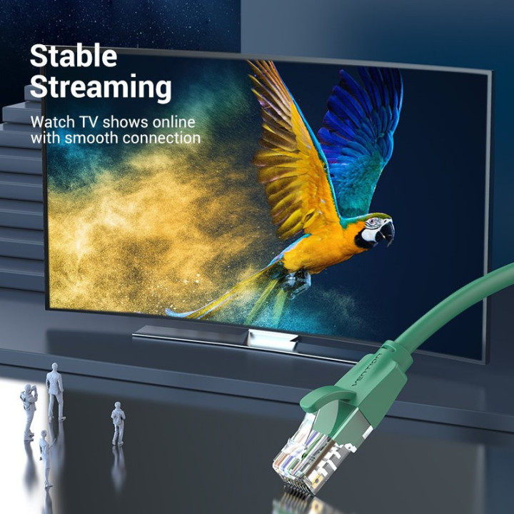 Кабел Vention LAN UTP Cat.6 Patch Cable - 2M Green - IBEGH