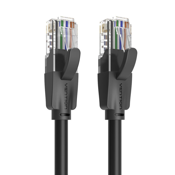 Кабел Vention LAN UTP Cat.6 Patch Cable - 5M Black - IBEBJ