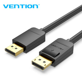 Кабел Vention Display Port v1.2 DP M / M Black 4K 1.5M - HACBG
