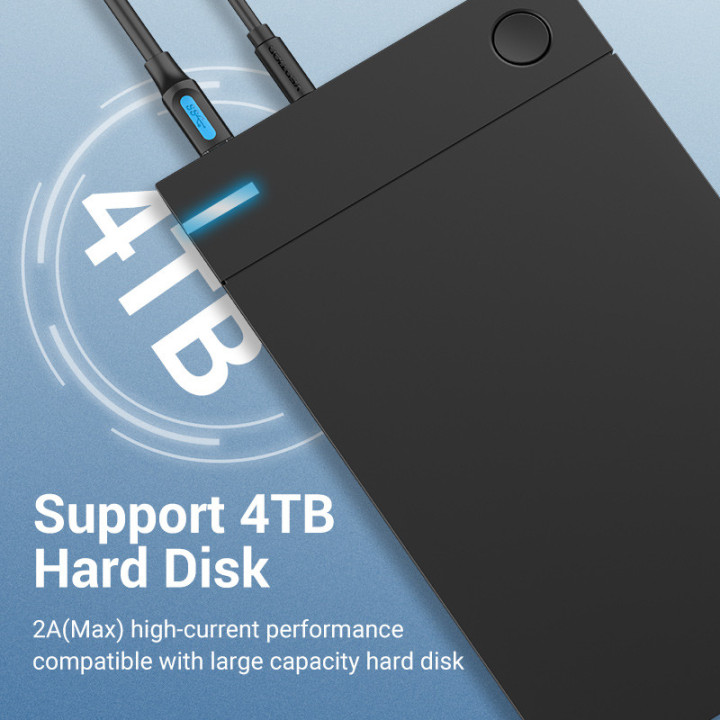 Кабел Vention USB 3.0 AM / BM - 1.5M Black - COOBG