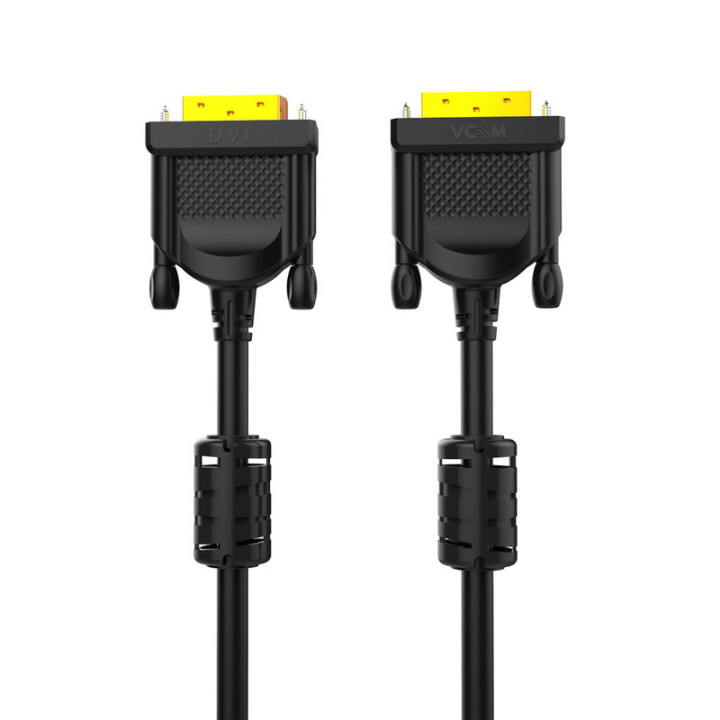 Кабел VCom DVI 24 1 Dual Link M / M  2 Ferrites - CG442GD-5m