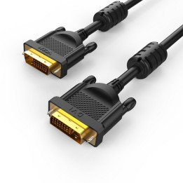 Кабел VCom DVI 24 1 Dual Link M / M  2 Ferrites - CG442GD-3m