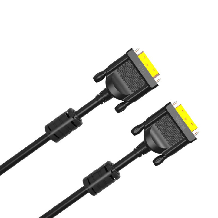 Кабел VCom DVI 24 1 Dual Link M / M  2 Ferrites - CG442GD-1.8m