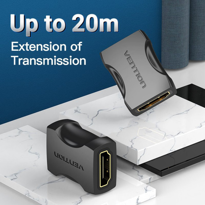 Адаптер Vention HDMI Female to Female Coupler Black - AIRB0