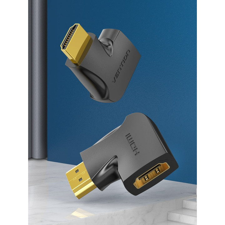 Адаптер Vention HDMI Vertical Flat 270 Degree M/F - AIQB0