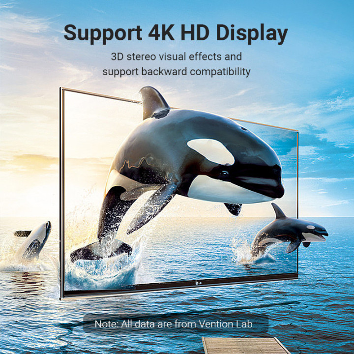 Адаптер Vention HDMI Vertical Flat 90 Degree M/F - AIPB0