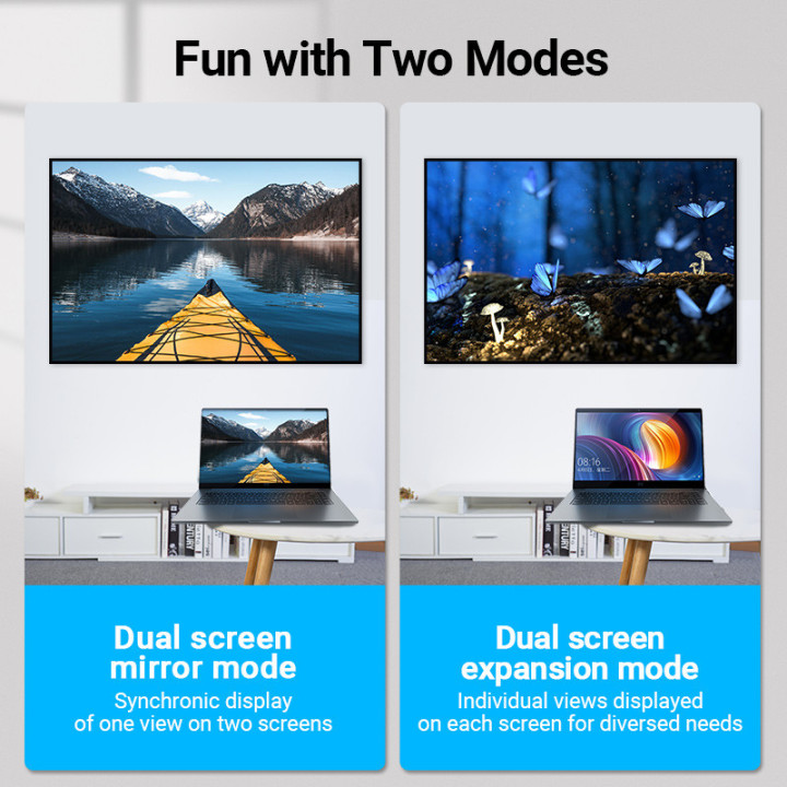 Адаптер Vention HDMI Vertical Flat 90 Degree M/F - AIPB0