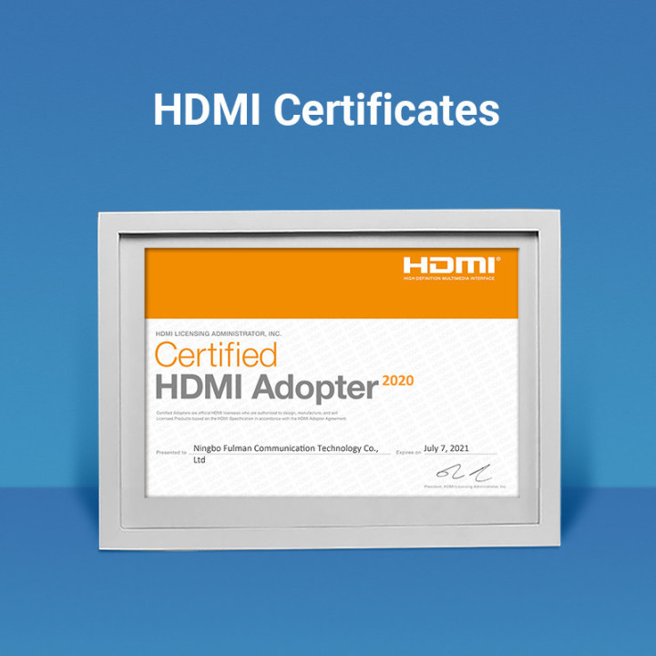 Адаптер Vention HDMI Vertical Flat 90 Degree M/F - AIPB0