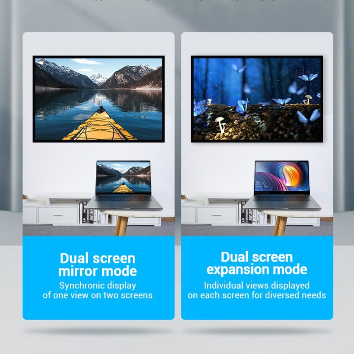 Адаптер Vention HDMI Right Angle 90 Degree M/F - AIOB0