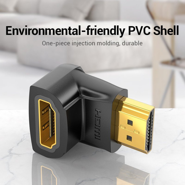 Адаптер Vention HDMI Right Angle 90 Degree M/F - AIOB0