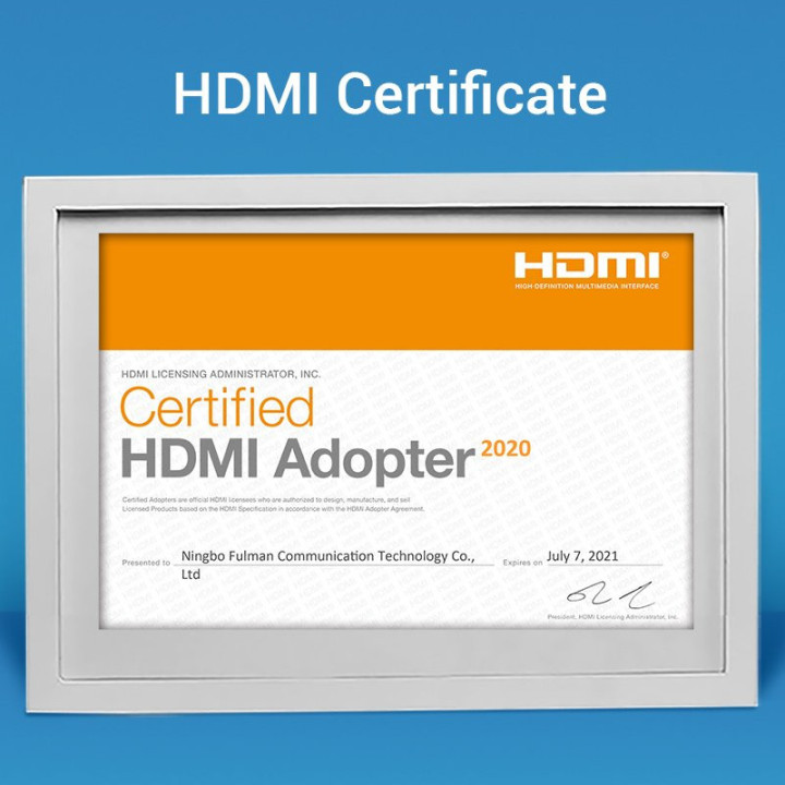 Адаптер Vention HDMI Right Angle 90 Degree M/F - AIOB0