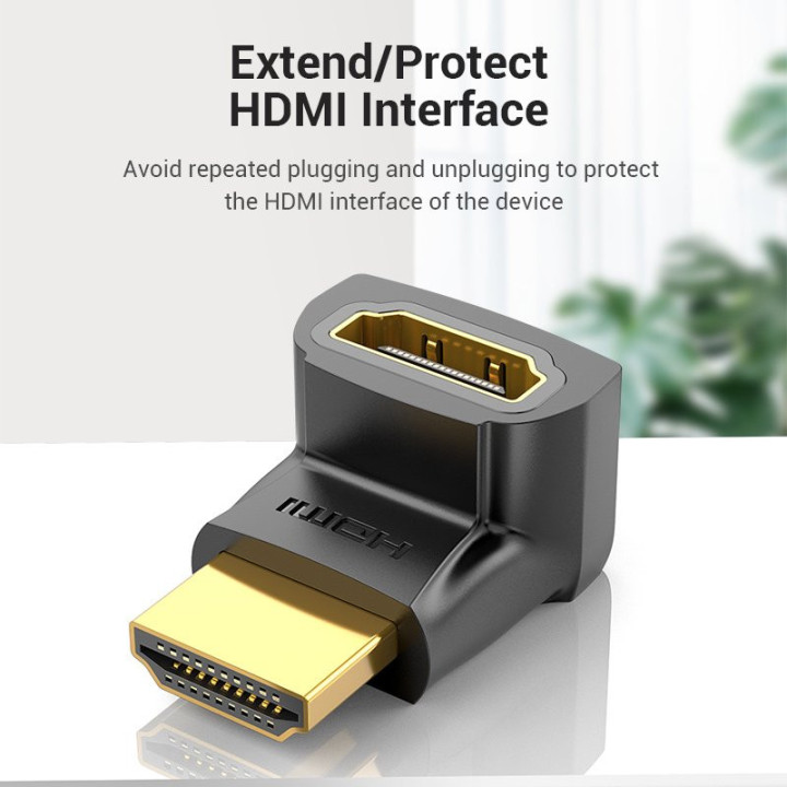 Адаптер Vention HDMI Right Angle 270 Degree M/F - AINB0