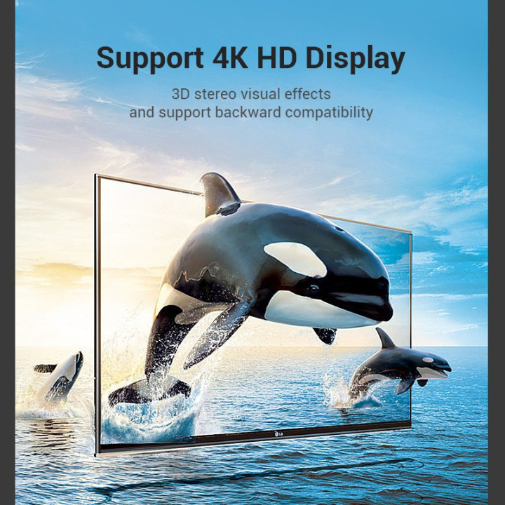 Адаптер Vention HDMI Right Angle 270 Degree M/F - AINB0
