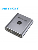 Разклонител превключвател Vention HDMI 2.0 Switcher/Splitter 2-Port Bi-Direction - Silver Aluminium - AFUH0