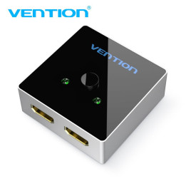 Разклонител превключвател Vention HDMI 2.0 Switcher/Splitter 2-Port Bi-Direction - Grey Aluminium - AFLH0