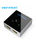Разклонител превключвател Vention HDMI 2.0 Switcher/Splitter 2-Port Bi-Direction - Grey Aluminium - AFLH0