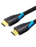 Кабел Vention HDMI v2.0 M / M 4K/60Hz Gold - 3M Black - AACBI