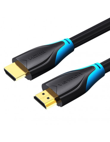 Кабел Vention HDMI v2.0 M / M 4K/60Hz Gold - 1.5M Black - AACBG