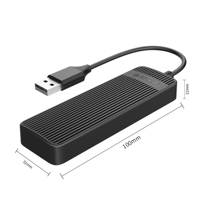 Хъб Orico USB2.0 HUB 4 port White - FL02-WH