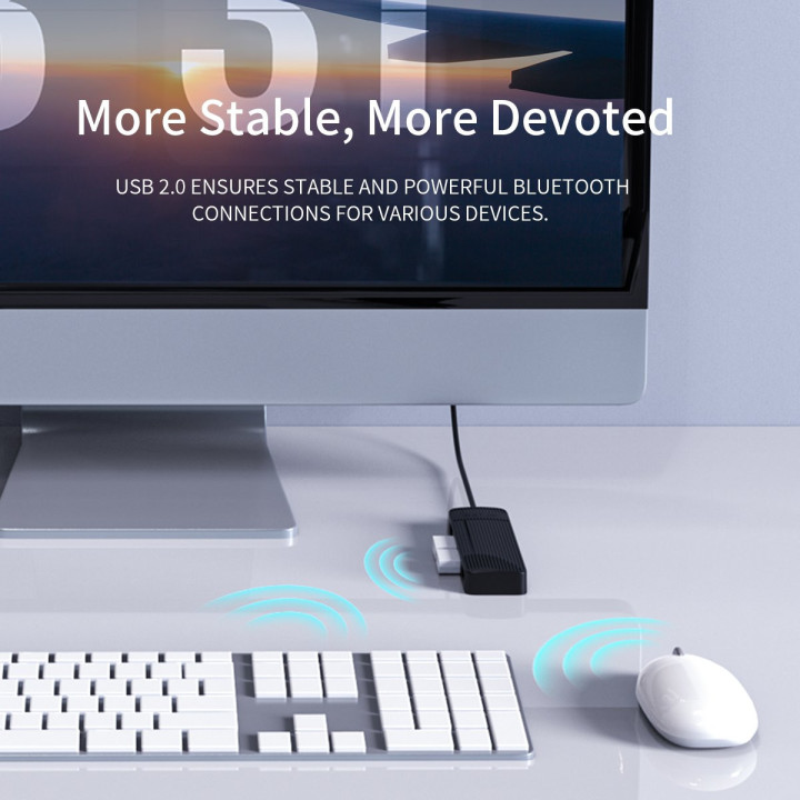 Хъб Orico USB2.0 HUB 4 port White - FL02-WH
