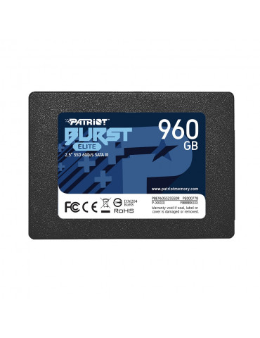 SSD диск Patriot  960GB Burst Elite SATA3 2.5 - PBE960GS25SSDR