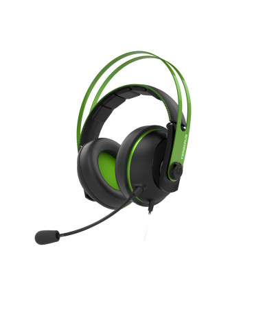 Геймърски слушалки Asus Cerberus V2 Green