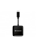 Четец на карти Transcend SD/microSD Card Reader, USB 3.2 Gen 1, Black, Type C - TS-RDC3