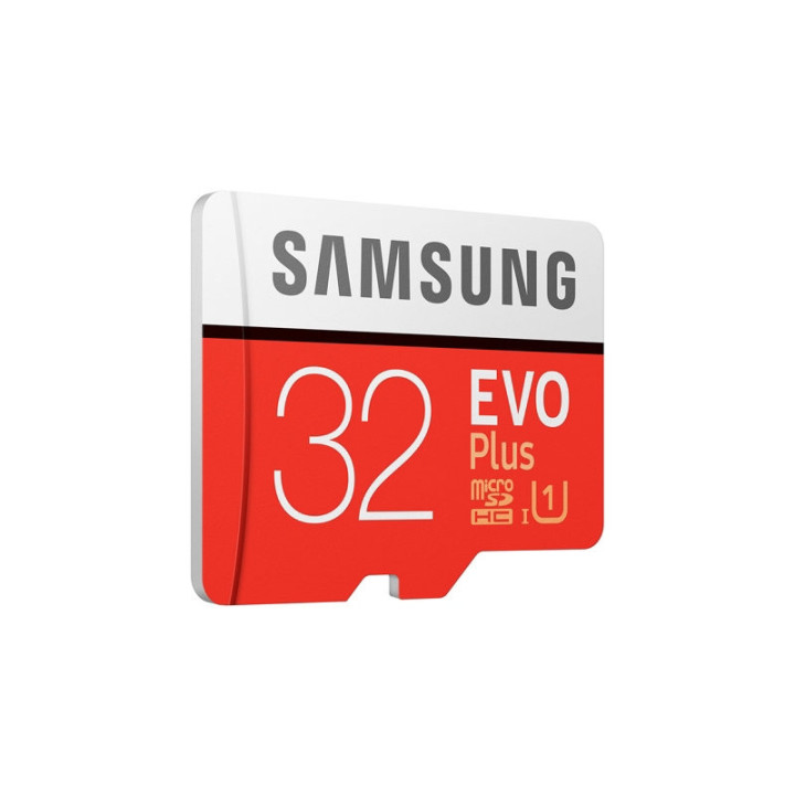 SD карта Samsung 32GB micro SD Card EVO  with Adapter, Class10, Read 95MB/s - Write 20MB/s - MB-MC32GA/EU