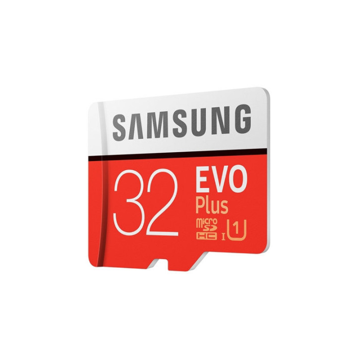SD карта Samsung 32GB micro SD Card EVO  with Adapter, Class10, Read 95MB/s - Write 20MB/s - MB-MC32GA/EU