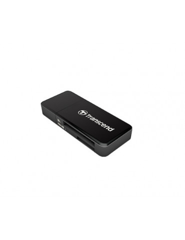 Четец за карти Transcend SD/microSD Card Reader, USB 3.0/3.1 Gen 1, Black - TS-RDF5K