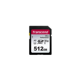 SD карта Transcend 512GB SD Card UHS-I U3 A2 Ultra Performance - TS512GSDC340S