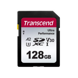 SD карта Transcend 128GB SD Card UHS-I U3 A2 Ultra Performance - TS128GSDC340S