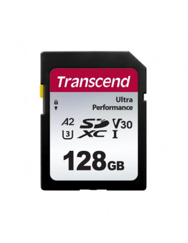 SD карта Transcend 128GB SD Card UHS-I U3 A2 Ultra Performance - TS128GSDC340S