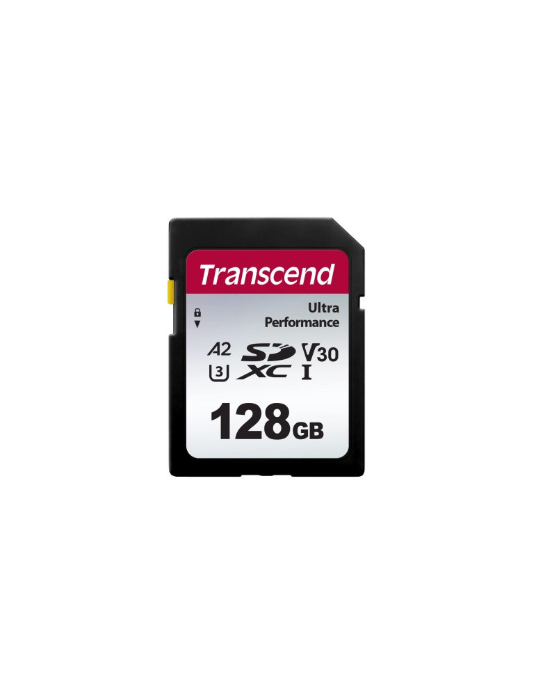 SD карта Transcend 128GB SD Card UHS-I U3 A2 Ultra Performance - TS128GSDC340S
