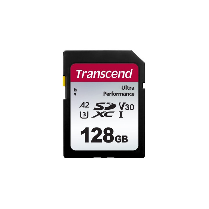 SD карта Transcend 128GB SD Card UHS-I U3 A2 Ultra Performance - TS128GSDC340S