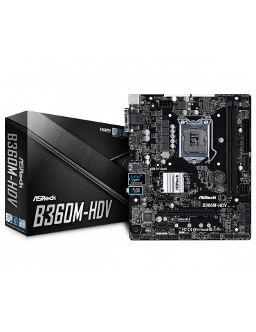 Дънна платка Asrock B360M-HDV