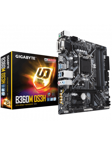 Дънна платка Gigabyte B360M DS3H