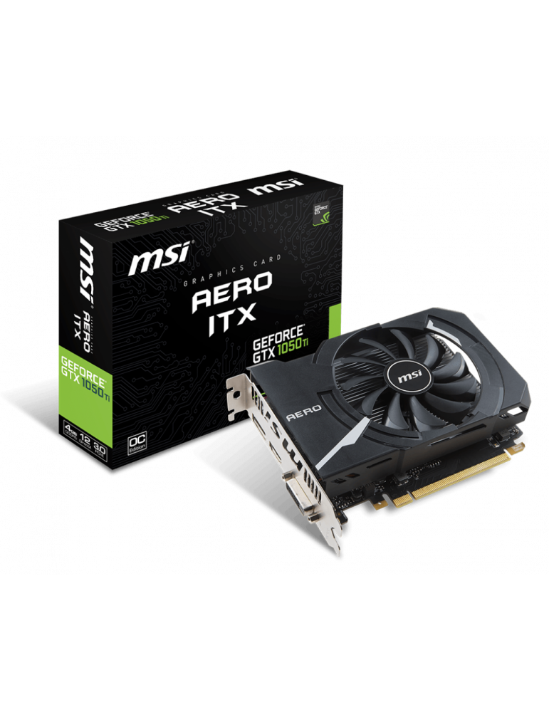 Видео карта MSI NVIDIA GeForce GTX1050Ti Aero ITX 4GB OC