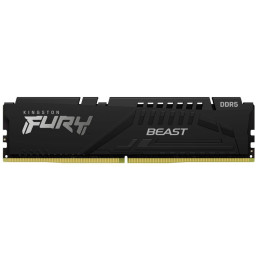 RAM памет Kingston 16GB DDR5 PC5-44800 5600MHz FURY Beast Black CL40 - KF556C40BB-16