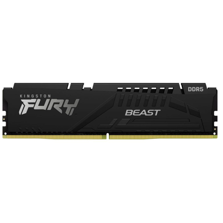 RAM памет Kingston 16GB DDR5 PC5-44800 5600MHz FURY Beast Black CL40 - KF556C40BB-16