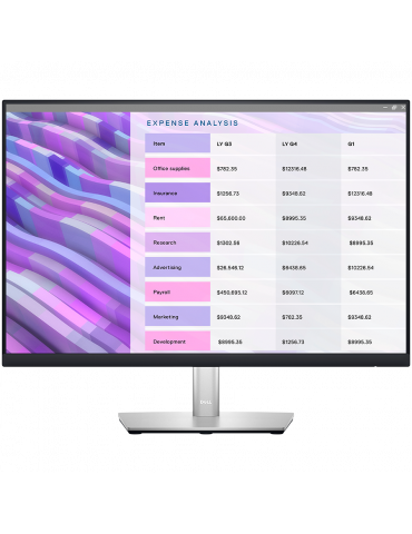 Монитор Dell Monitor LED Professional P2423, 24", WUXGA FHD, IPS AG, ComfortView Plus, HDMI, DP, DVI, VGA, 4x USB 3.2 - P2423-14