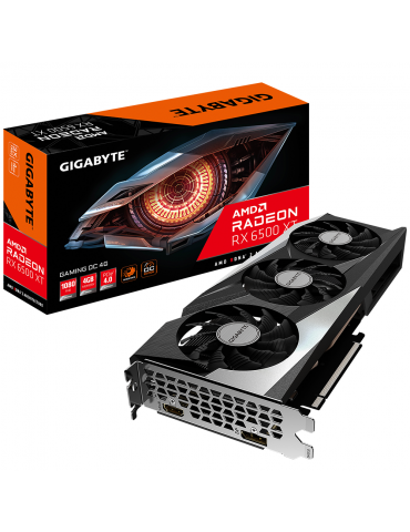 Видео карта Gigabyte Radeon RX 6500 XT GAMING OC 4GB GDDR6 - GV-R65XTGAMING OC-4GD